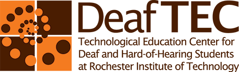 Logo for DeafTEC