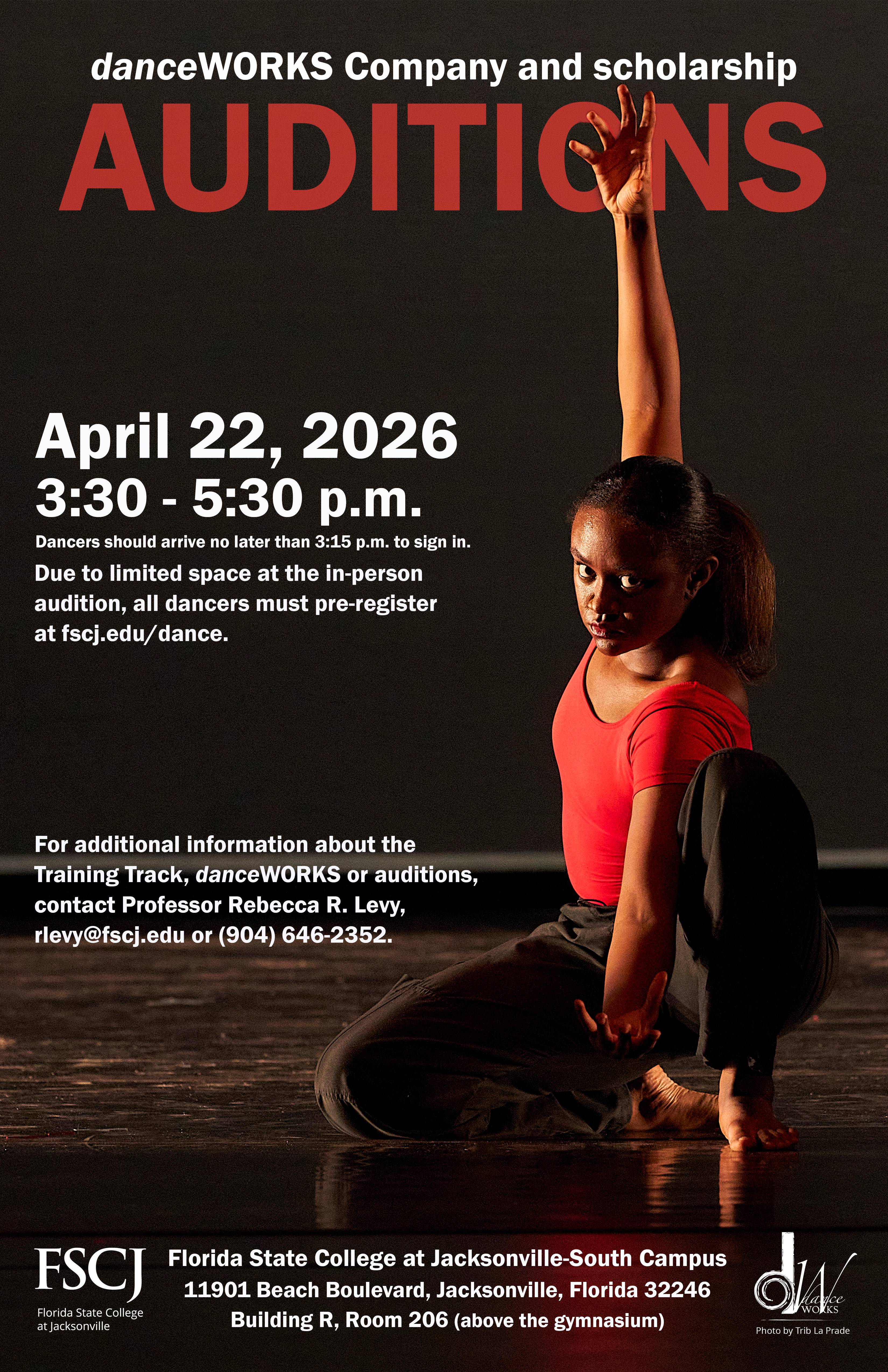 Danceworks audition poster