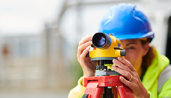 Women in hard hat