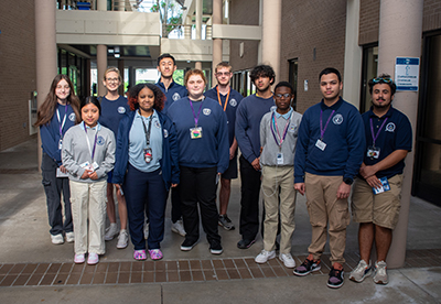 Students at Nassau Center Takeover Day