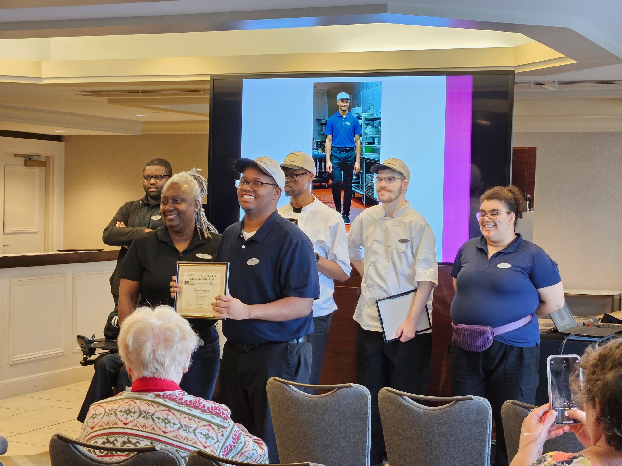 VERTICAL Students at Ceremony