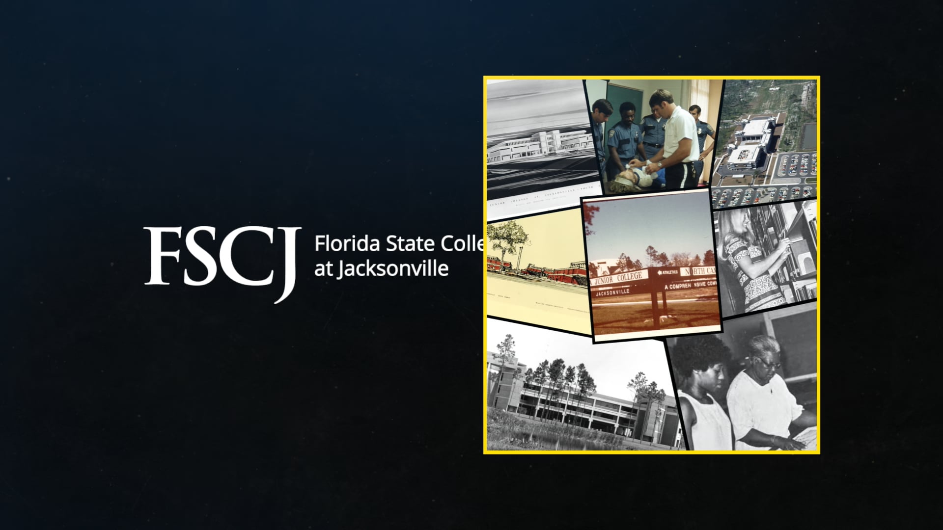 Aerial campus view video thumbnail