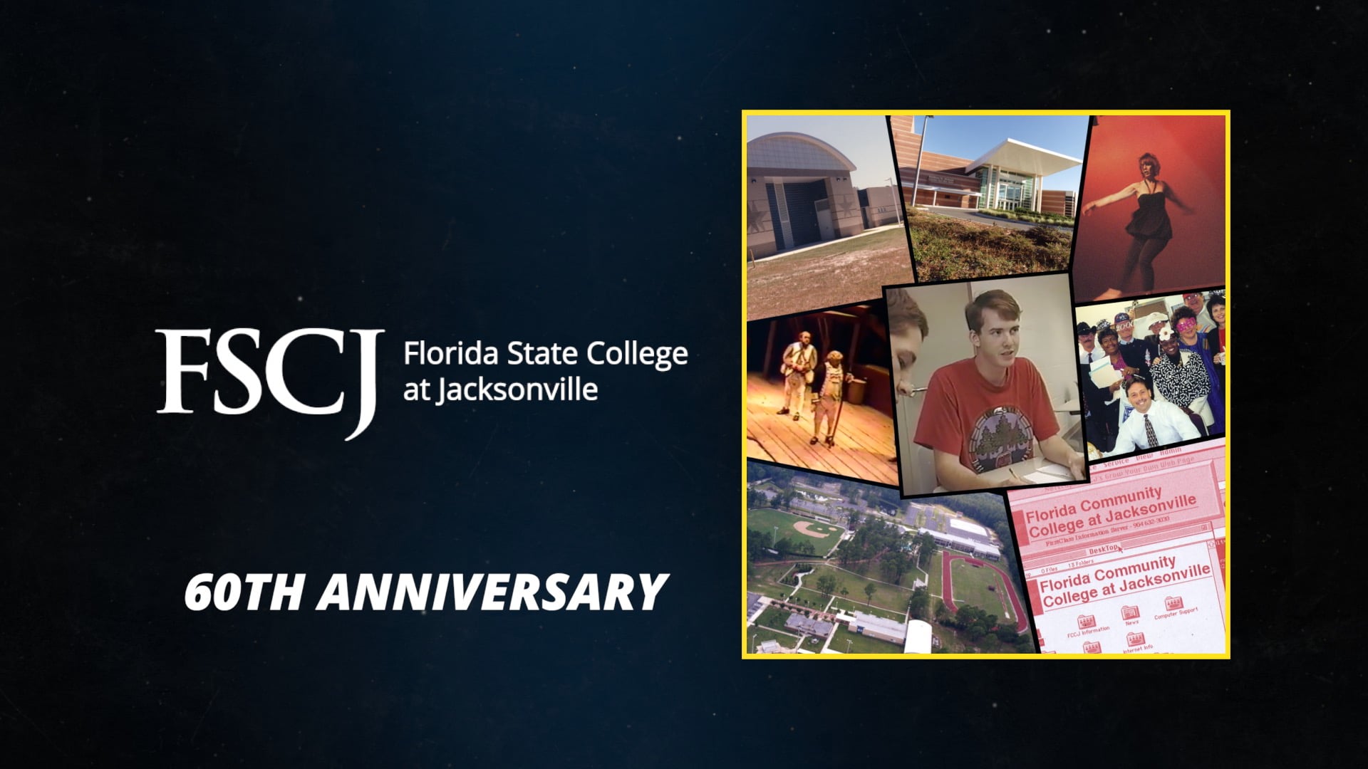 Aerial campus view video thumbnail