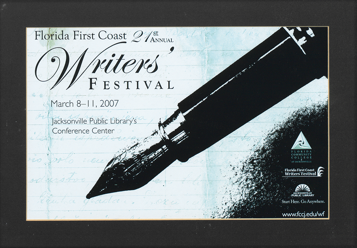 Image of Writers Festival Poster from final year