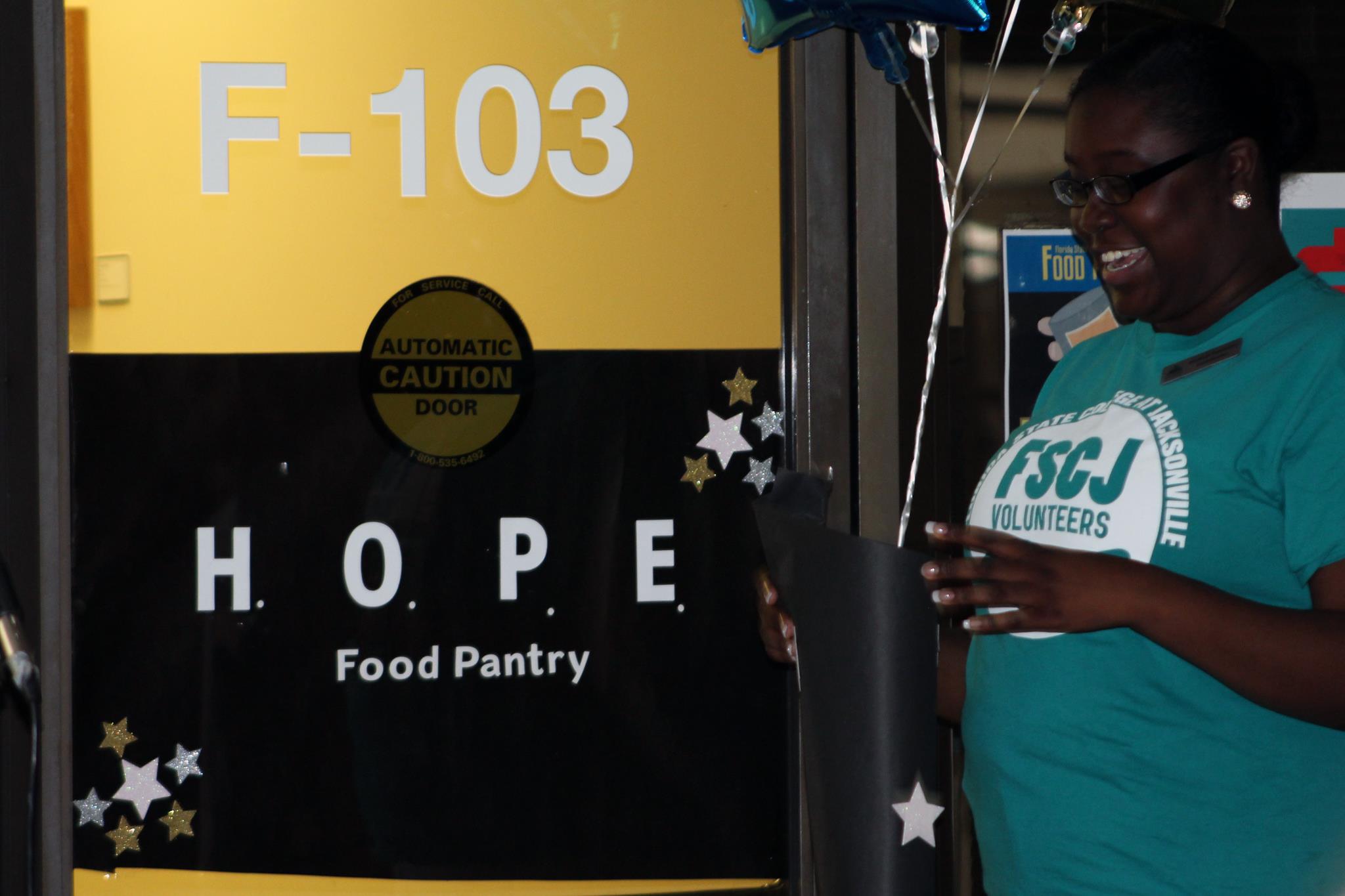 Photo of the HOPE Food Pantry Opening