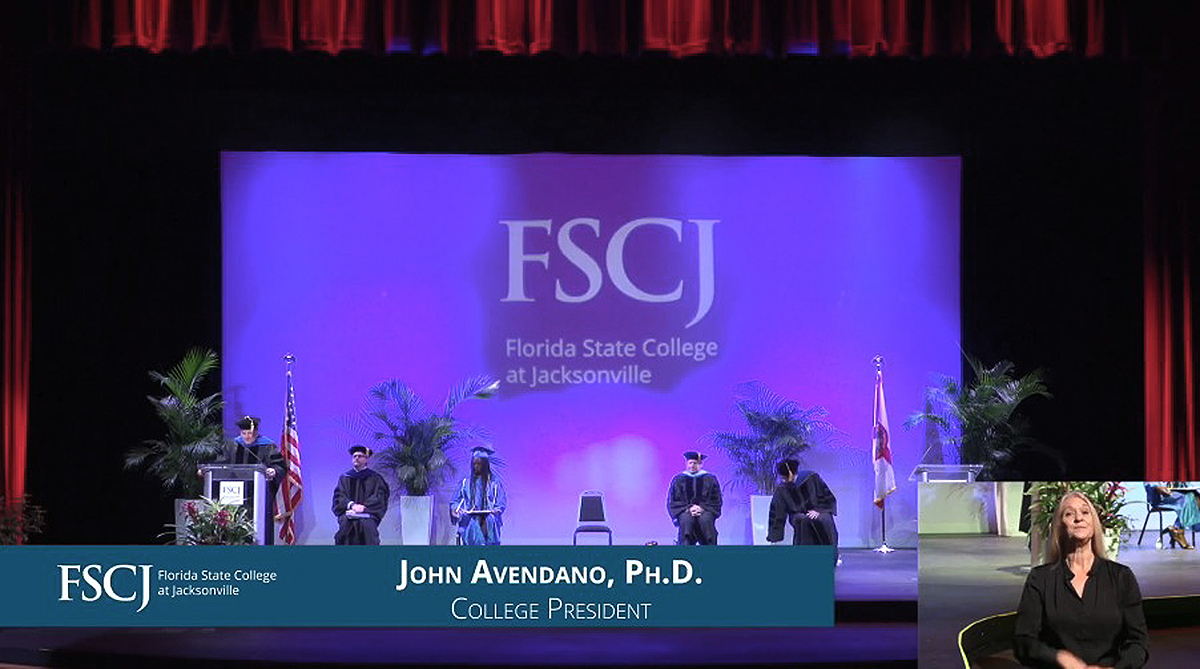 Screenshot of 2020 Commencement