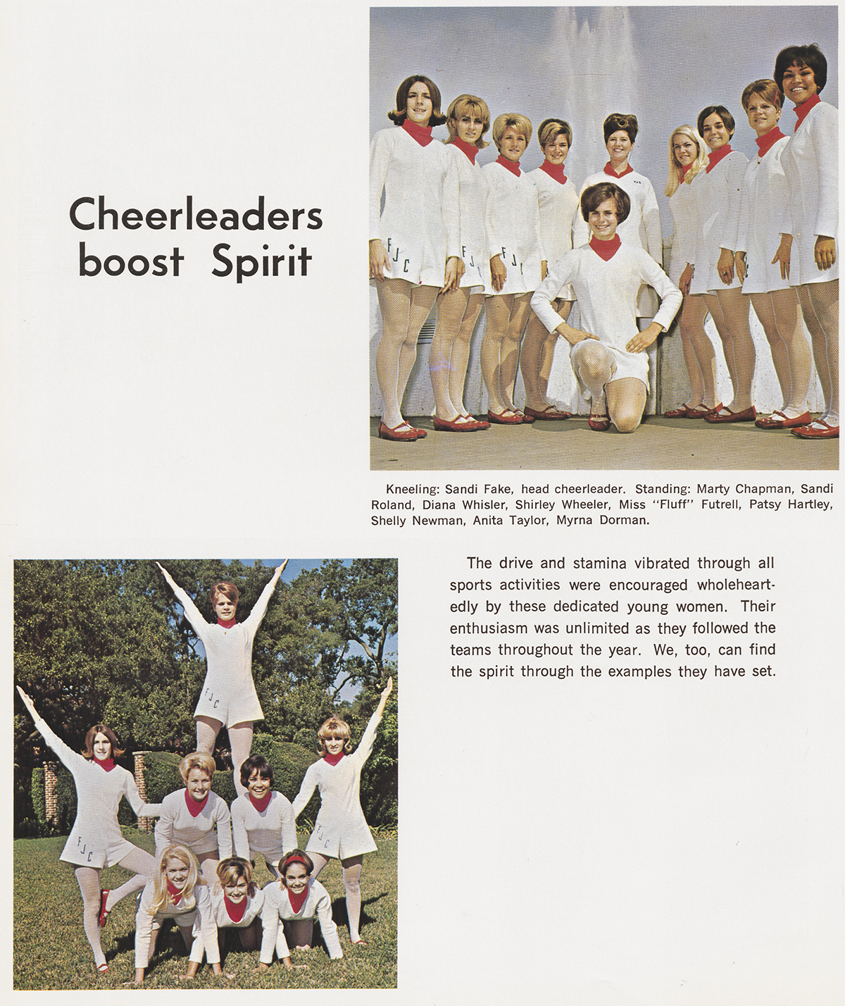 Photos of First Cheerleading Squad