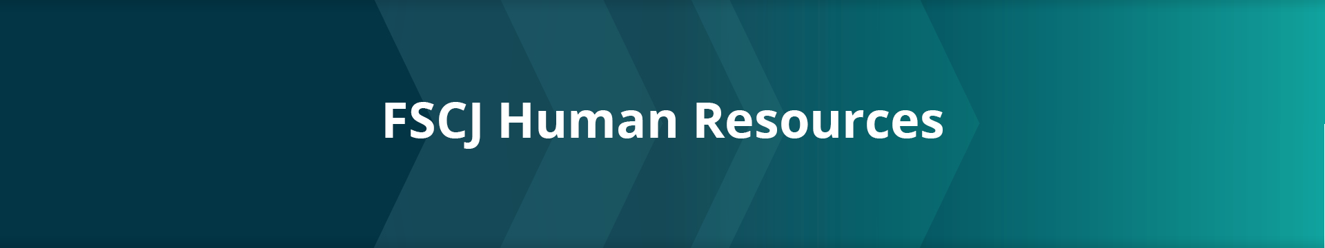 Human Resources Home Banner