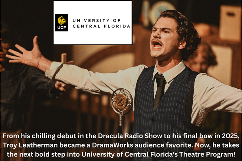 Testimonial image of Troy Leatherman with the UCF logo