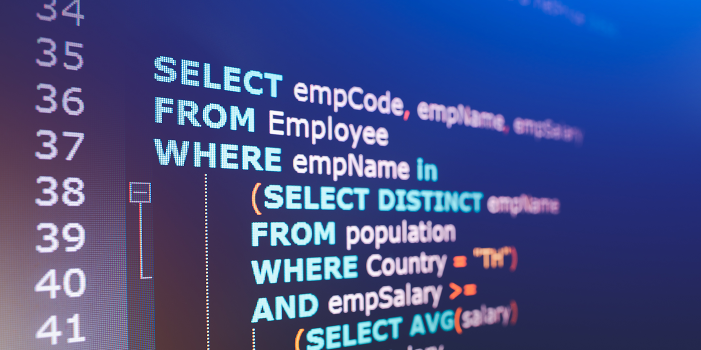 A series of lines of computer programming code