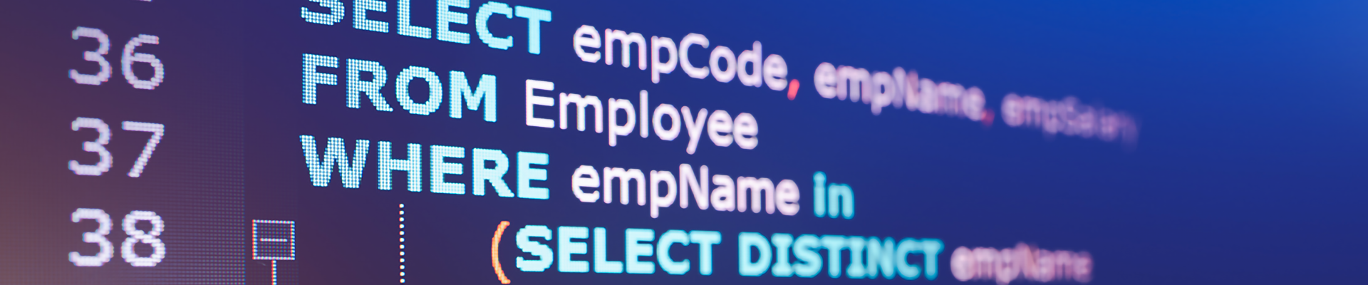 A series of lines of computer programming code