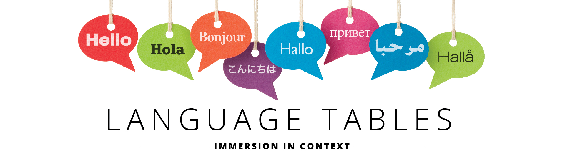 language tables banner